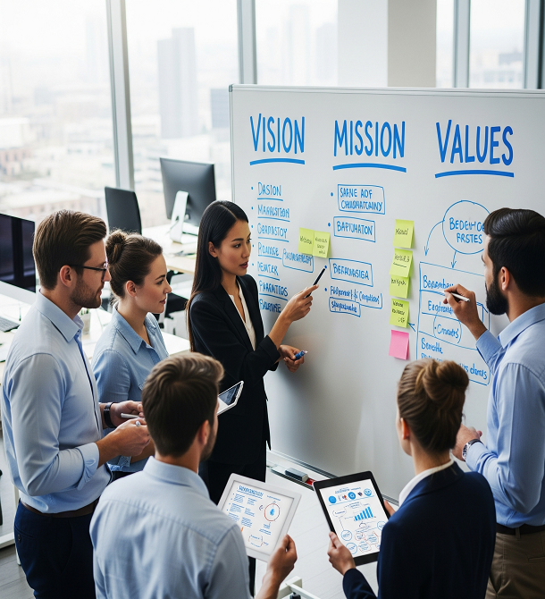 Vision , mission , values